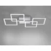 Luminaires Paul Neuhaus Éclairage Led|Plafonnier Paul Neuhaus INIGO LED Acier inoxydable, 4 lumières