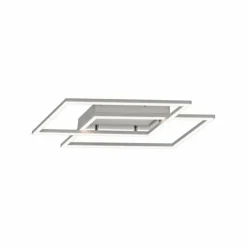 Luminaires Paul Neuhaus Éclairage Led|Plafonnier Paul Neuhaus INIGO LED Acier inoxydable, 2 lumières