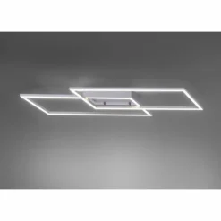 Luminaires Paul Neuhaus Éclairage Led|Plafonnier Paul Neuhaus INIGO LED Acier inoxydable, 2 lumières