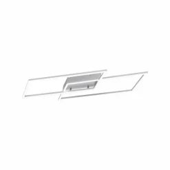 Luminaires Paul Neuhaus Éclairage Led|Plafonnier Paul Neuhaus INIGO LED Acier inoxydable, 2 lumières