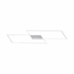 Luminaires Paul Neuhaus Éclairage Led|Plafonnier Paul Neuhaus INIGO LED Argenté, 2 lumières