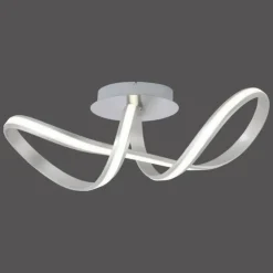Luminaires Paul Neuhaus Éclairage Led|Plafonnier Paul Neuhaus MELINDA LED Acier inoxydable, 1 lumière