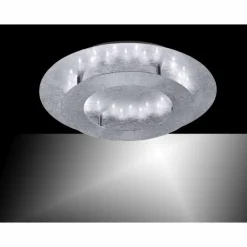 Luminaires Paul Neuhaus Éclairage Led|Plafonnier Paul Neuhaus NEVIS LED Argenté, 11 lumières