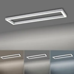 Luminaires Paul Neuhaus Éclairage Led|Plafonnier Paul Neuhaus PURE-LINES LED Aluminium, 1 lumière, Télécommandes
