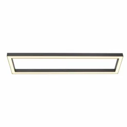 Luminaires Paul Neuhaus Éclairage Led|Plafonnier Paul Neuhaus PURE-LINES LED Anthracite, 1 lumière, Télécommandes