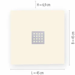 Luminaires Paul Neuhaus Éclairage Led|Plafonnier Paul Neuhaus PURE-NEO LED Aluminium, 5 lumières, Télécommandes