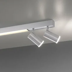 Luminaires Paul Neuhaus Éclairage Led|Plafonnier Paul Neuhaus PURE-LINES LED Aluminium, 1 lumière, Télécommandes