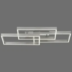 Luminaires Paul Neuhaus Éclairage Led|Plafonnier Paul Neuhaus PAAN LED Acier brossé, 1 lumière, Télécommandes