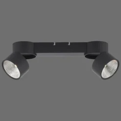 Luminaires Paul Neuhaus Éclairage Led|Plafonnier Paul Neuhaus PURE-NOLA LED Noir, 2 lumières