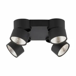 Luminaires Paul Neuhaus Spots Et Projecteurs|Plafonnier Paul Neuhaus PURE-NOLA LED Noir, 4 lumières