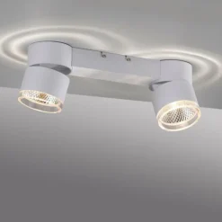 Luminaires Paul Neuhaus Spots Et Projecteurs|Plafonnier Paul Neuhaus PURE-NOLA LED Blanc, 2 lumières