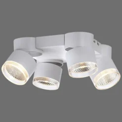 Luminaires Paul Neuhaus Éclairage Led|Plafonnier Paul Neuhaus PURE-NOLA LED Blanc, 4 lumières