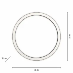 Luminaires Paul Neuhaus Éclairage Led|Plafonnier Paul Neuhaus PURE-LINES LED Anthracite, 1 lumière, Télécommandes