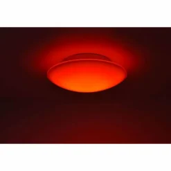 Plafonnier Paul Neuhaus Q-ARKTIS LED Blanc, 1 lumière, Télécommandes, Changeur de couleurs