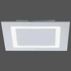 Plafonnier Paul Neuhaus Q-MIRAN LED Aluminium, 1 lumière, Télécommandes, Changeur de couleurs