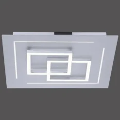 Plafonnier Paul Neuhaus Q-LINEA LED Aluminium, 1 lumière, Télécommandes, Changeur de couleurs