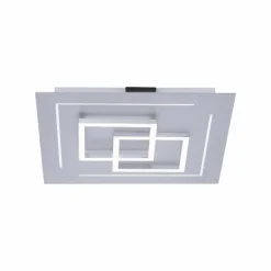 Plafonnier Paul Neuhaus Q-LINEA LED Aluminium, 1 lumière, Télécommandes, Changeur de couleurs