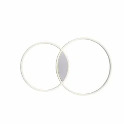 Plafonnier Paul Neuhaus Q-KATE LED Aluminium, 1 lumière, Télécommandes