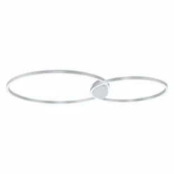 Plafonnier Paul Neuhaus Q-KATE LED Aluminium, 1 lumière, Télécommandes