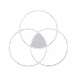 Plafonnier Paul Neuhaus Q-KATE LED Argenté, 3 lumières, Télécommandes