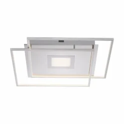 Plafonnier Paul Neuhaus Q-AMIRA LED Nickel mat, 1 lumière, Télécommandes