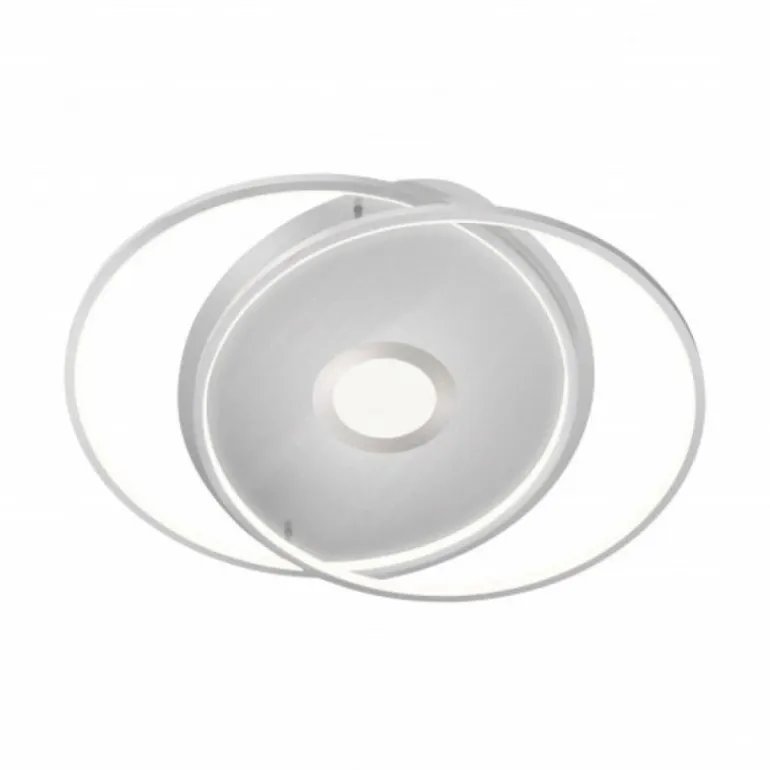 Plafonnier Paul Neuhaus Q-AMIRA LED Acier brossé, 1 lumière, Télécommandes