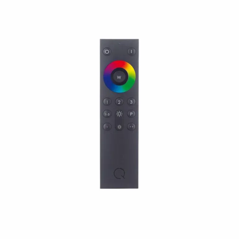 Plafonnier Paul Neuhaus Q-AMIRA LED Acier brossé, 1 lumière, Télécommandes
