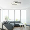 Plafonnier Paul Neuhaus Q-ASMIN LED Noir, 1 lumière, Télécommandes