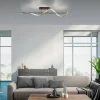 Plafonnier Paul Neuhaus Q-SWING LED Anthracite, Or, 1 lumière, Télécommandes