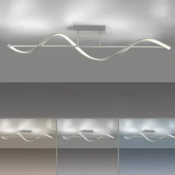 Paul Neuhaus Q-Serie Éclairage Led|Plafonnier Paul Neuhaus QSWING LED Argenté, 1 lumière, Télécommandes