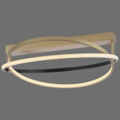 Plafonnier Paul Neuhaus Q-BELUGA LED Or, 1 lumière, Télécommandes