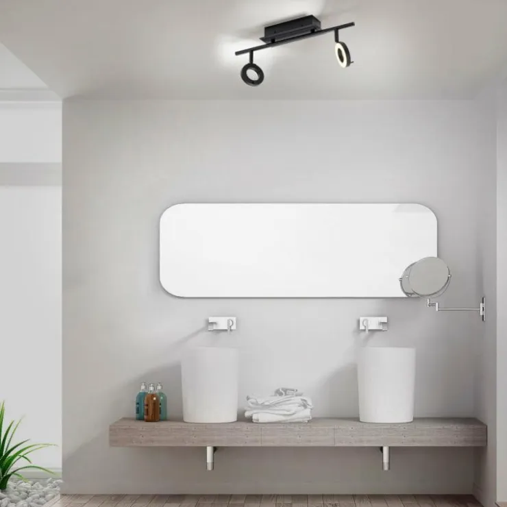 Luminaires Paul Neuhaus Éclairage Led|Plafonnier Paul Neuhaus SILEDA Anthracite, 2 lumières