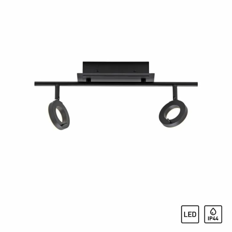 Luminaires Paul Neuhaus Éclairage Led|Plafonnier Paul Neuhaus SILEDA Anthracite, 2 lumières