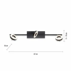 Luminaires Paul Neuhaus Spots Et Projecteurs|Plafonnier Paul Neuhaus SILEDA Anthracite, 3 lumières