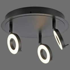 Luminaires Paul Neuhaus Spots Et Projecteurs|Plafonnier Paul Neuhaus SILEDA Anthracite, 3 lumières