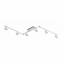 Luminaires Paul Neuhaus Éclairage Led|Plafonnier Paul Neuhaus SILEDA Aluminium, 6 lumières