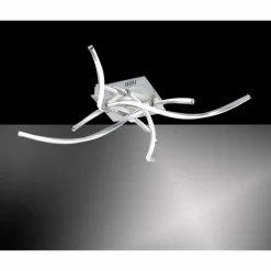 Luminaires Paul Neuhaus Éclairage Led|Plafonnier Paul Neuhaus Wellington LED Aluminium, 4 lumières