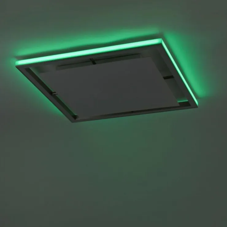 Luminaires Paul Neuhaus Éclairage Led|Plafonnier Paul-Neuhaus HELIX LED Aluminium, 2 lumières, Télécommandes