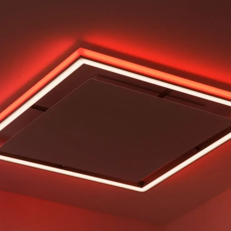 Luminaires Paul Neuhaus Éclairage Led|Plafonnier Paul-Neuhaus HELIX LED Aluminium, 2 lumières, Télécommandes