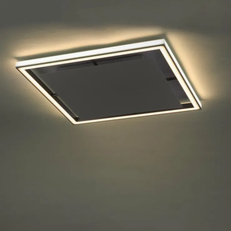 Luminaires Paul Neuhaus Éclairage Led|Plafonnier Paul-Neuhaus HELIX LED Aluminium, 2 lumières, Télécommandes