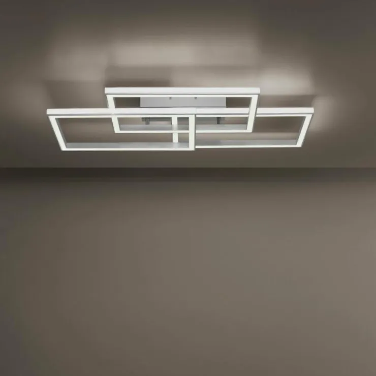 Luminaires Paul Neuhaus Éclairage Led|Plafonnier Paul-Neuhaus HELIX LED Aluminium, 6 lumières, Télécommandes
