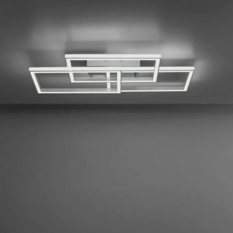 Luminaires Paul Neuhaus Éclairage Led|Plafonnier Paul-Neuhaus HELIX LED Aluminium, 6 lumières, Télécommandes