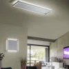 Plafonnier Paul-Neuhaus Q-KAAN LED Acier brossé, 2 lumières, Télécommandes