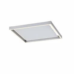 Plafonnier Paul-Neuhaus Q-KAAN LED Acier brossé, 2 lumières, Télécommandes