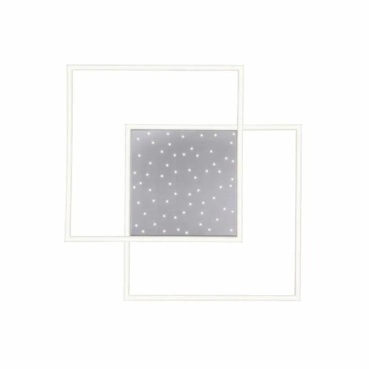 Luminaires Paul Neuhaus Éclairage Led|Plafonnier Paul-Neuhaus YUKI LED Acier brossé, 3 lumières, Télécommandes