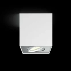 Luminaires Philips Spots Et Projecteurs|Plafonnier Philips Box LED Blanc, 1 lumière
