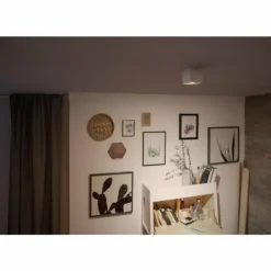 Luminaires Philips Spots Et Projecteurs|Plafonnier Philips Box LED Blanc, 1 lumière