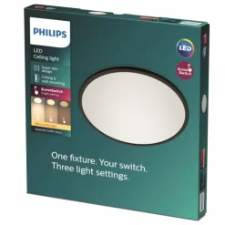 Luminaires Philips Éclairage Led|Plafonnier Philips CL550 LED Noir, Blanc, 1 lumière