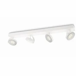 Luminaires Philips Spots Et Projecteurs|Plafonnier Philips Clockwork LED Blanc, 4 lumières