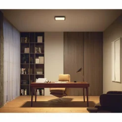 Plafonnier Philips Hue Aurelle LED Noir, Blanc, 1 lumière